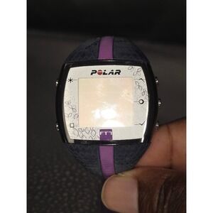 Polar FT7 Heart Rate Monitor Fitness Watch Blue Lilac Purple Floral FT7F